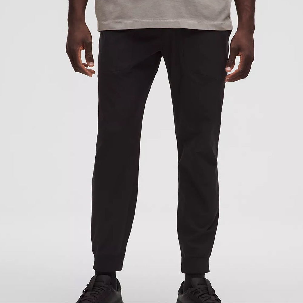 LULULEMON Jogger Regular Men's Black Jogger Pants Medium